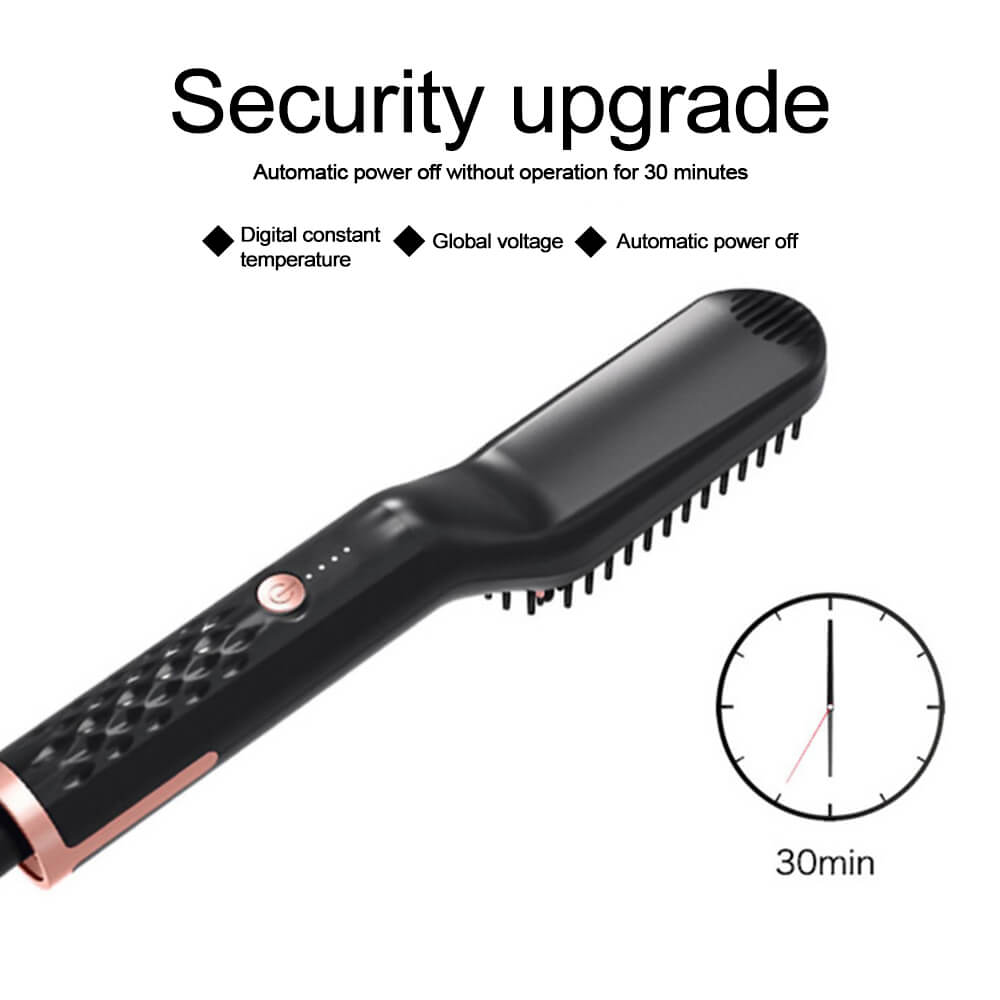 Beste Baard Stijltang Mannen Multifunctionele Vrouwen Haar Styler Elektrische Kam Quick Styling Professionele Rechttrekken Borstel