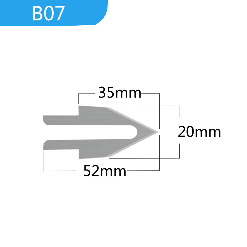 Lame de coupe chaude pour corde en tissu, couteau chauffant électrique, accessoires de coupe, couteau à rainurer en mousse, lame droite pour couper le Nylon
