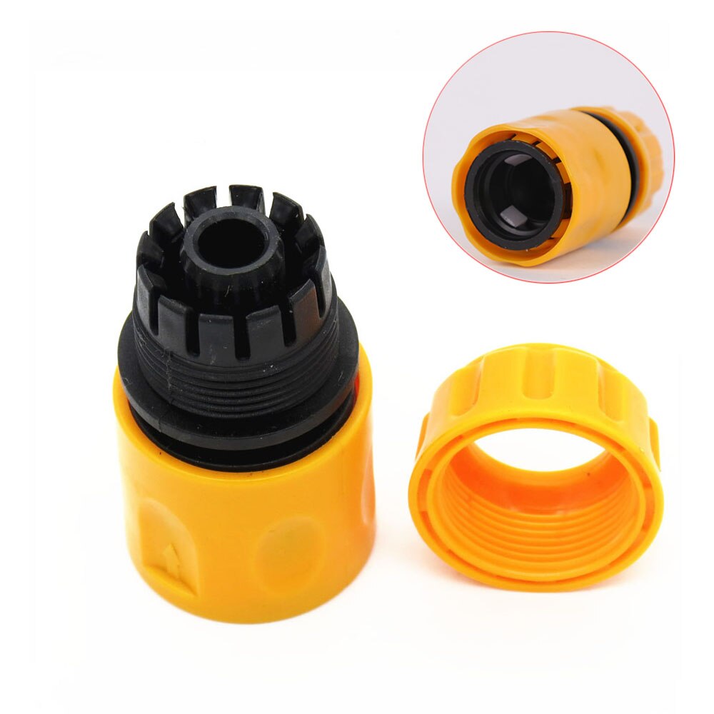 6PCS Garden ABS Quick Hose Connector 1/2" Double Male Coupling Joint Adapter Extender Set for Hose Pipe Tube Water Guns Fitting