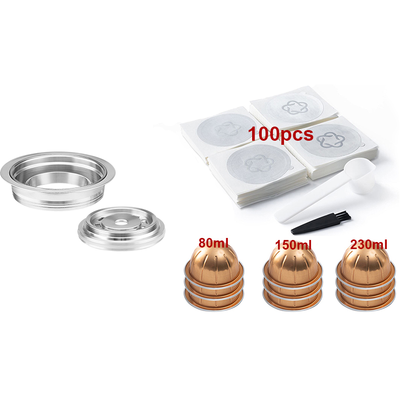 Capsule Adapter For Vertuo Pop & Next Machine Original Coffee Capsule Pods Convert to Vertuoline Capsules Espresso Maker: light yellow