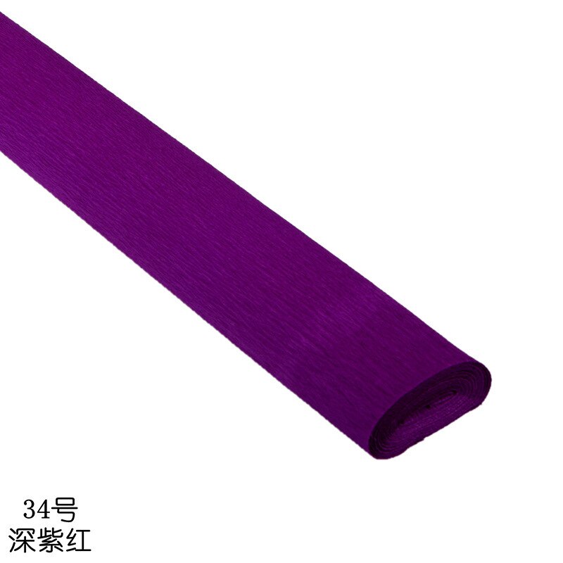 250Cm * 50Cm Crinkled Crêpepapier Bloem Wikkelen Bruiloft Feestelijke Partij Decoratie Kids Diy Vouw Scrapbooking Ambachten 5Pcs: Dark Purple