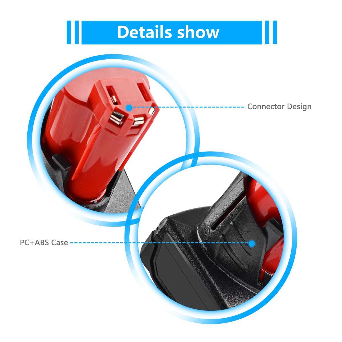 Turpow tools battery For Milwaukee M12 12v 6000mah Power Tool Rechargeable Li-ion Battery Replacement Battery Backup L10