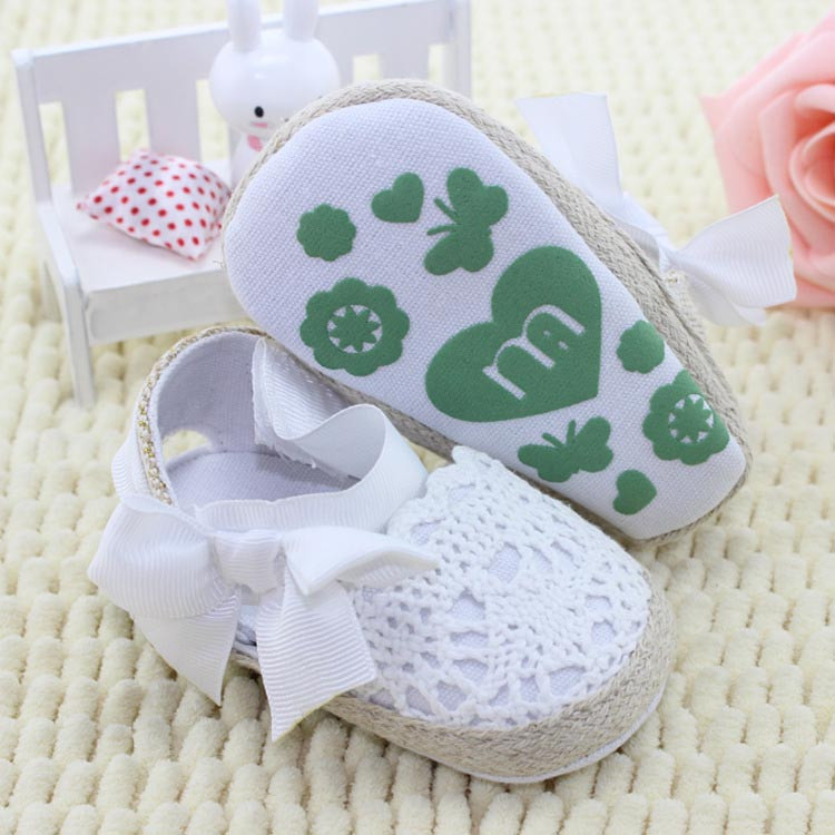 Baby Peuter Prinses Eerste Wandelaars Prewalker Schoenen Boog Schoenen Sandalen 5.19