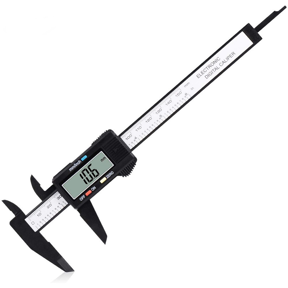 High precision electronic digital display Vernier caliper 0-150mm plastic measuring tool inner diameter outer gauge ruler