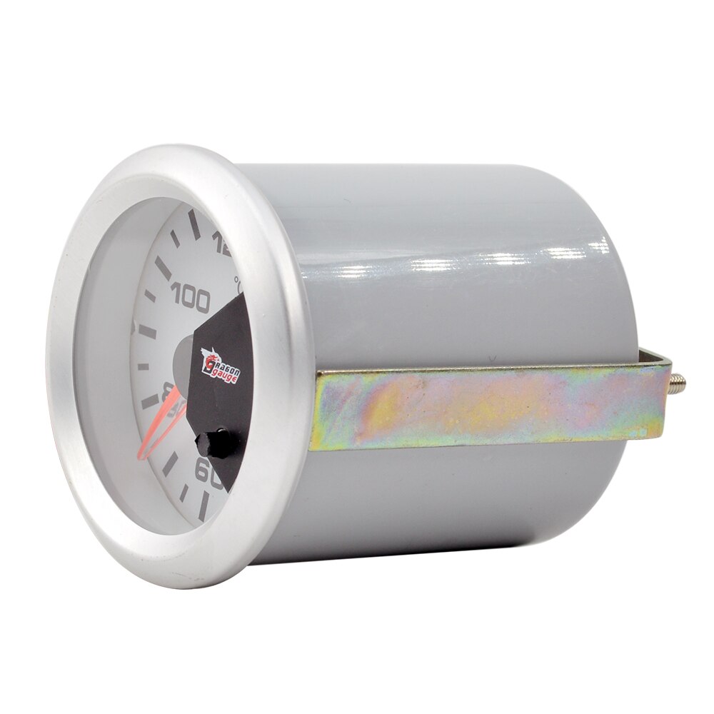 Dragon 52mm Stepper Motor Auto Car Oil Temp Meter 40-140 Celsius Temperature Gauge 7 Colors Backlight