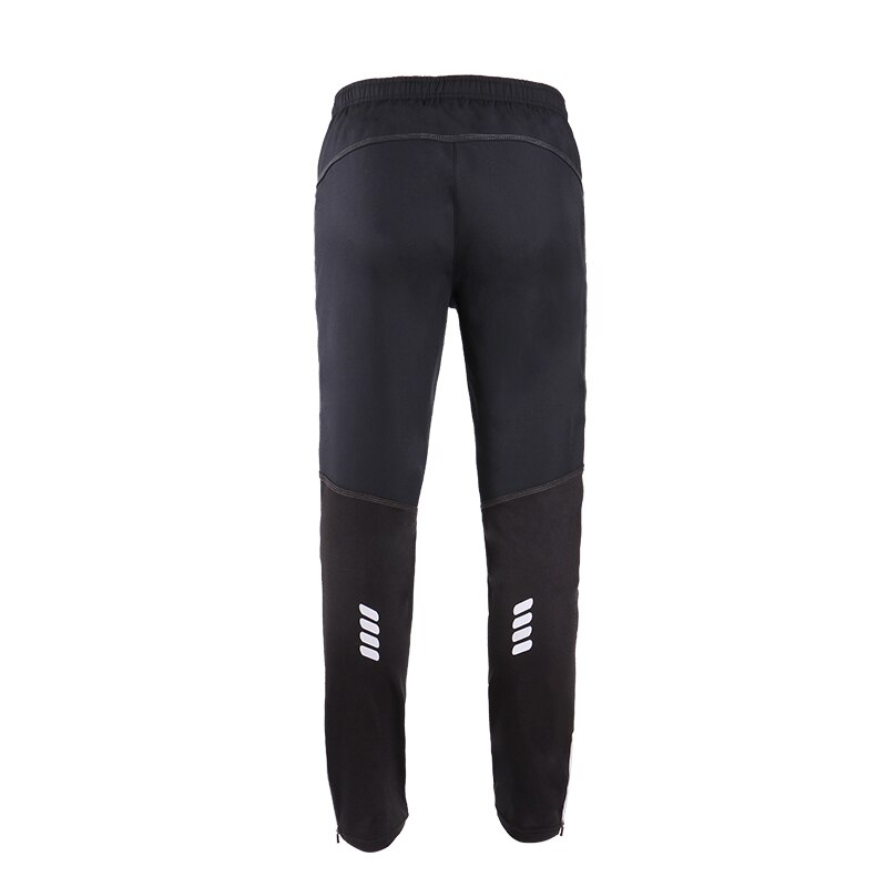 Termisk fleece vinter cykelbyxor herr långa cykelbyxor varma fickor cykel mtb sportbyxor vindtäta cykelkläder