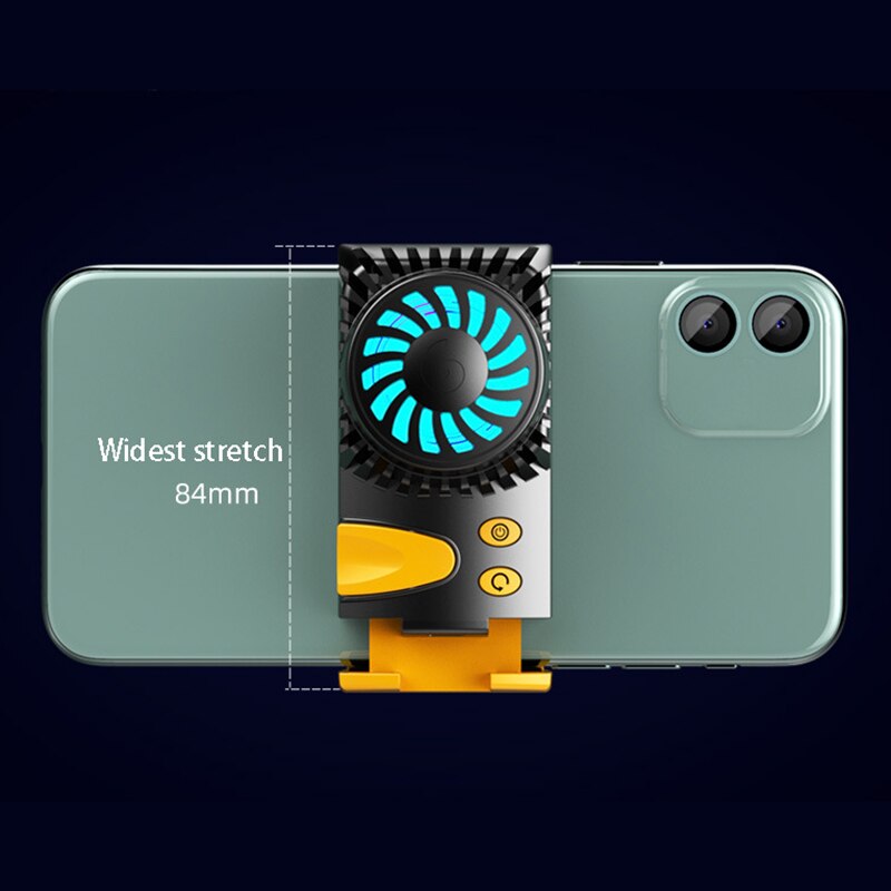 Cell Phone Cooler Semiconductor Heatsink Phone Radiator for Android / iPhone Phones Play Games Lives Watch Videos