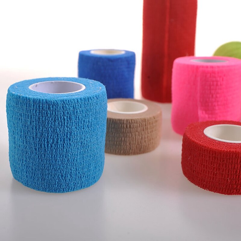 Non Tissé Enveloppement De Bandage Auto-Adhésif Respirant Élastique Bande de Sport Pour Animaux De Compagnie Chien Outils