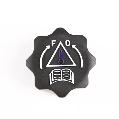 Tapa del tanque de agua del radiador del motor tapa del depósito de combustible del cabezal del refrigerante del radiador para Peugeot 206 307 308 408 508 3008 Citroen C2 C5 C4L hxh: octagon