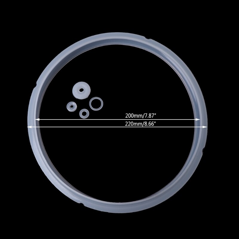 20cm Silicone Rubber Gasket Sealing Ring For Electric Pressure Cooker Parts 3-4L 10166