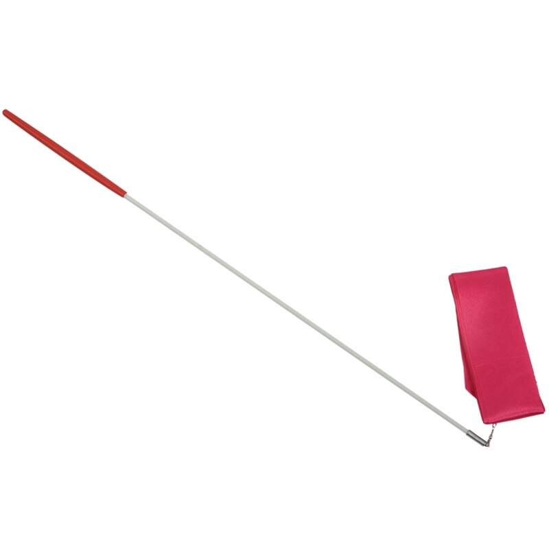 Dansebånd rytmisk gymnastik streamer stang stafett twirling party kinesisk år - rød rose