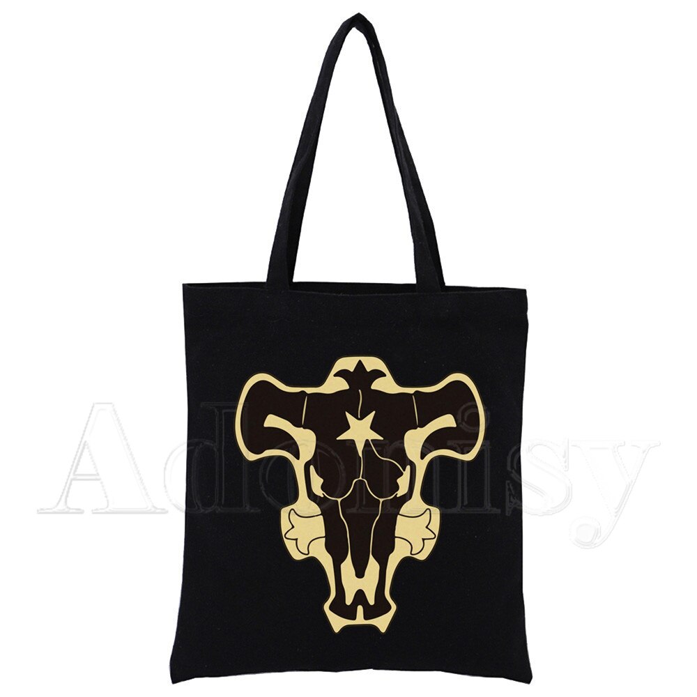 Zwarte Klaver Tote Tas Unisex Canvas Boodschappentassen Gedrukt Casual Schoudertas Opvouwbare Black: B