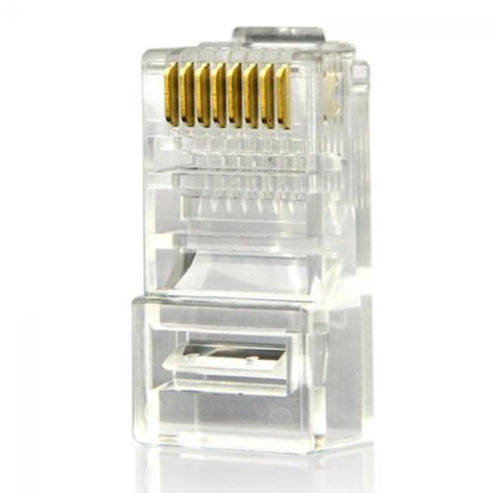 25pcs RJ45 Cat 6 6e Network Internet Ethernet Crimp Cable Plugs Connectors Ends top Cable connector