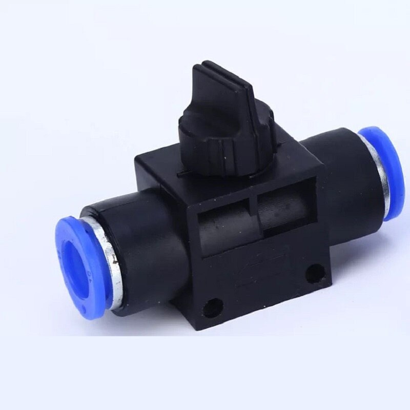 Powietrza pneumatyczny zawór ręczny ogranicznik przepływu kontrola prędkości 2 sposób szybkozłącza naciskać złącze robić rury wąż z tworzywa sztucznego 4mm 6mm, 8mm, 10mm, 12mm,