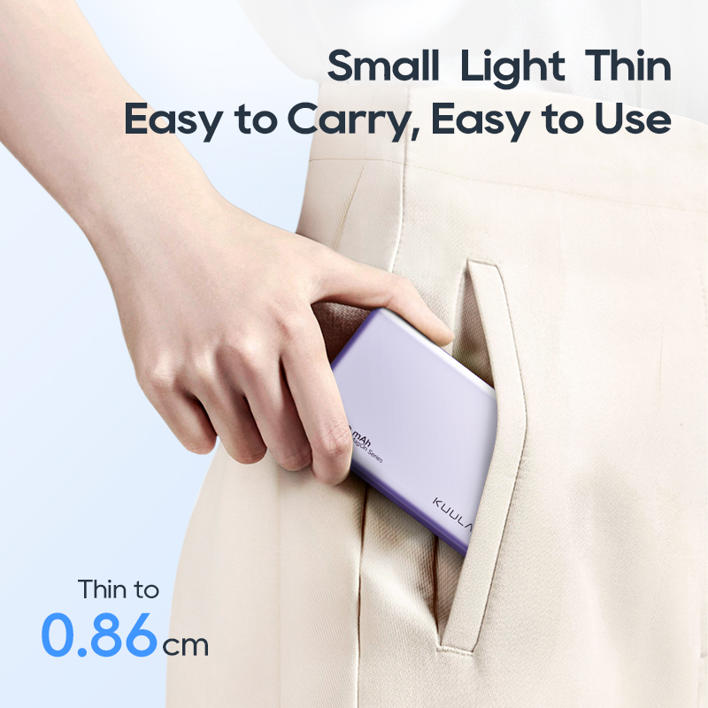 KUULAA Magsafe Power Bank 5000 mAh 20 W Draadloze Telefoon Oplader Externe Batterij Snel Opladen Voor iPhone16 15 14 Serie PowerBank