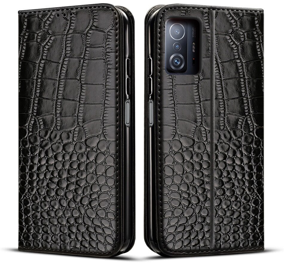 Mi 11t 11 t t11 pro 5g lyxfodral läderkortplats avtagbar plånbok bokskal för xiaomi 11t pro fodral  mi 11 t t11 telefonskal