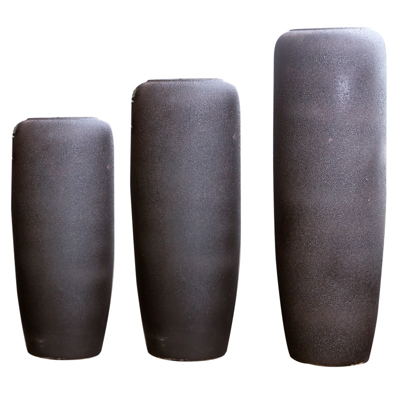 Jingdezhen porselen gulv store vaser matt farge glasur vase moderne pastoral stil keramisk håndverk