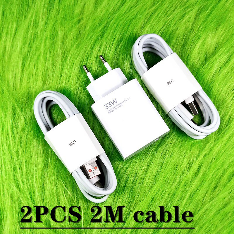 Xiaomi – chargeur d'origine 33W 27w 30w EU Turbo, câble de Type C Mi11 Lite NE 5G POCO F2 X3 Pro NFC Redmi Note 10 9 8: AU