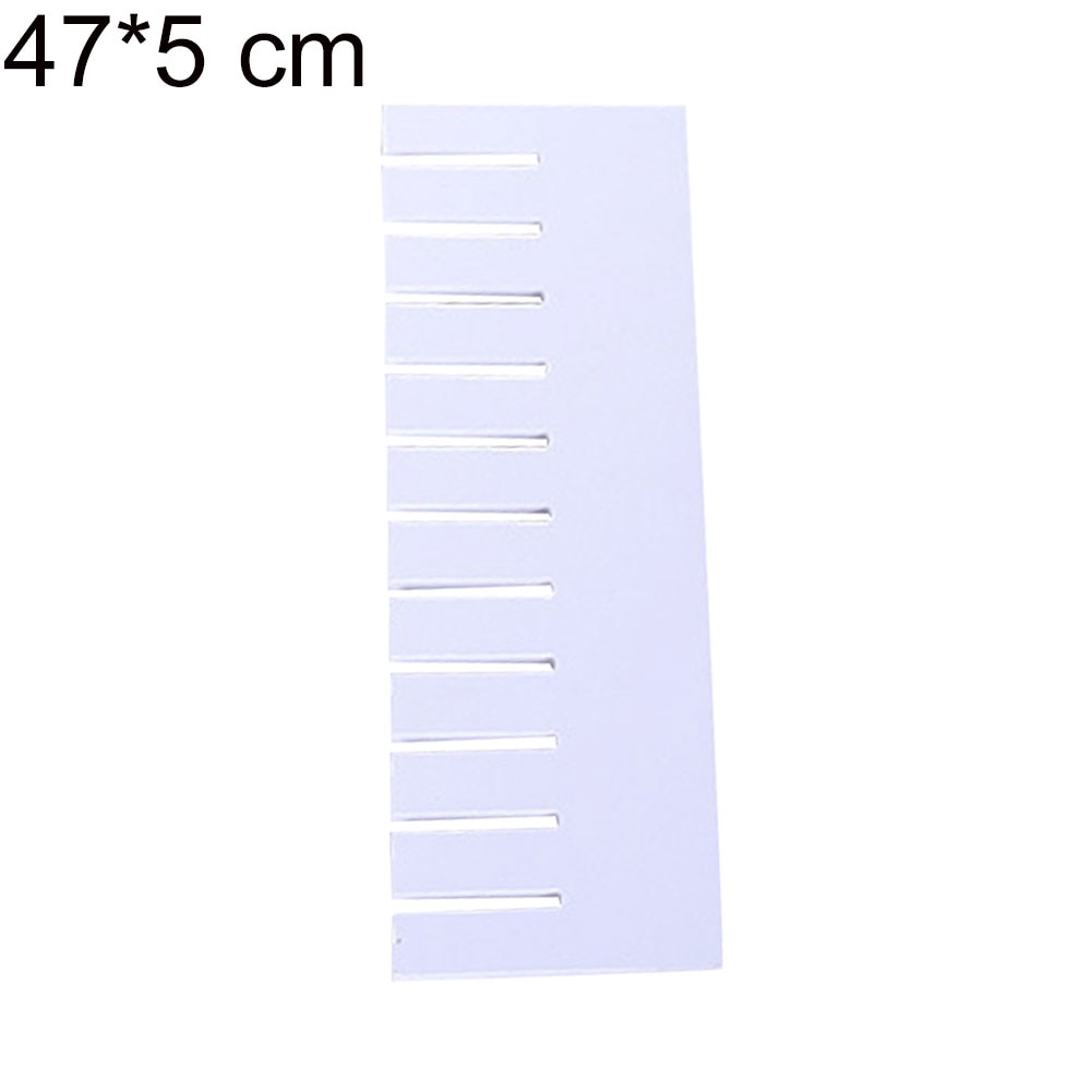Multifunction Durable Drawer Separator Divider Clapboard Partition Plate Cabinet DIY Grid Storage Organizer: 47x5cm