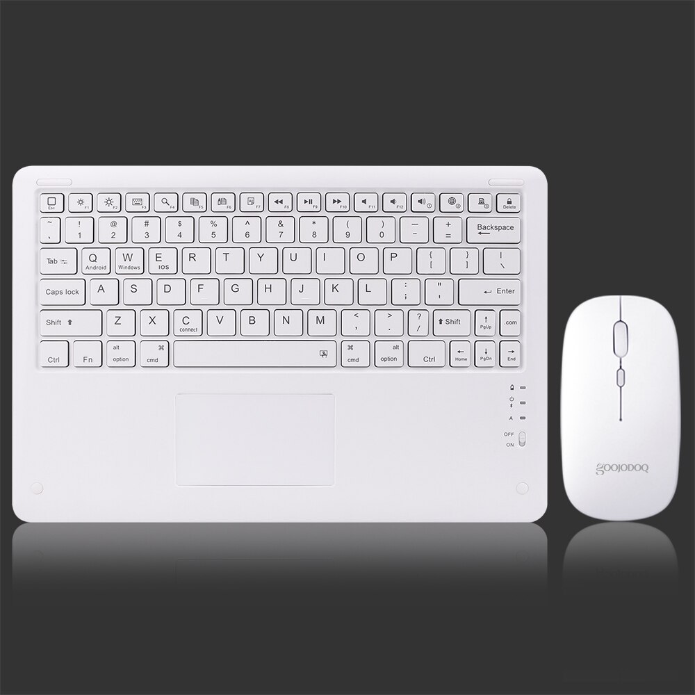 12 "bezprzewodowa klawiatura do ipada Bluetooth Pro 2020 11 12.9 Teclado Bluetooth do ipada smartfony Android ios Windows: 12 INCH white B