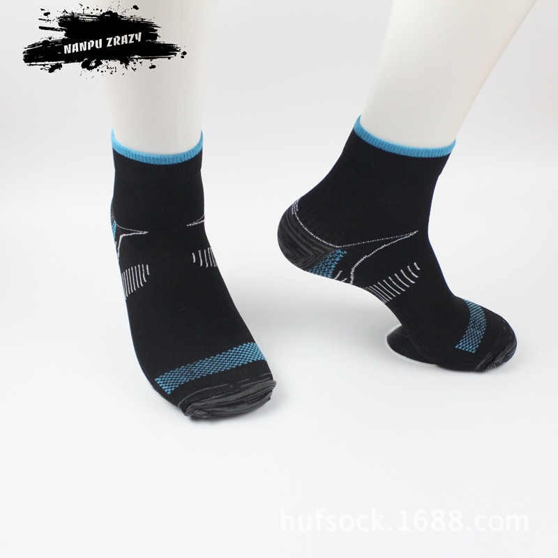 1 Paar Miracle Voet Compressie Sok Anti-Vermoeidheid Plantaire Fasciitis Hielspoor Pijn Sok Voor Mannen Vrouwen