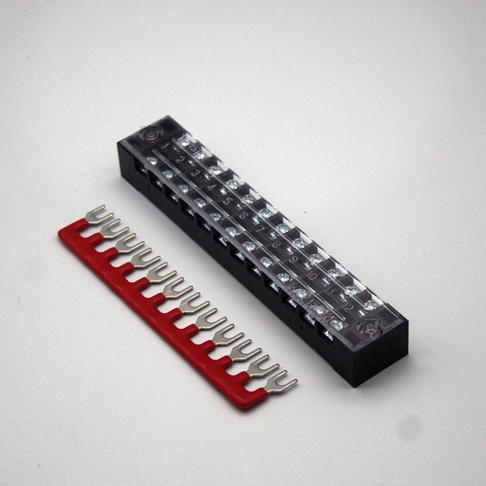 600V 15A barrier strip terminal block wire connector tb-1503 tb1504 tb1505 tb1506 tb-1510 tb-1512 with 1pcs connector: 12P