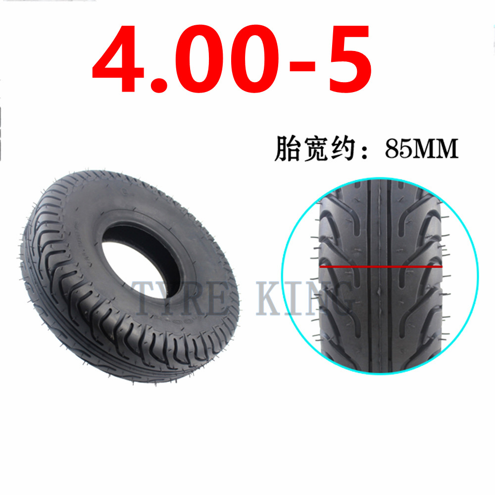 4.00-5 idosos pneu de roda de scooter 400-5 Polegada mini moto carro elétrico scooter pneu de passeio especial com tubo interno