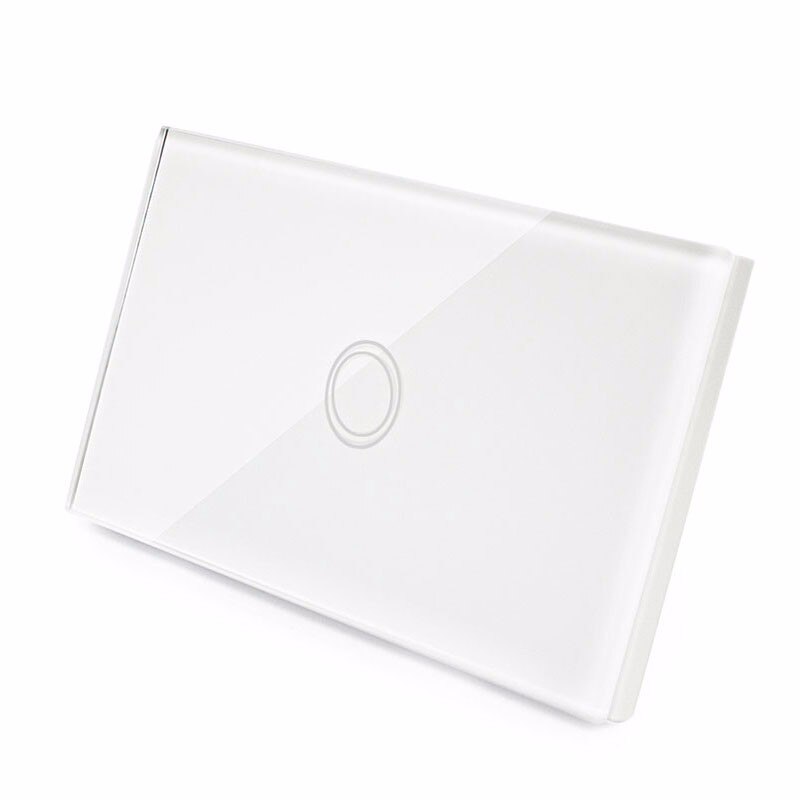 SESOO US Standard Smart Remote Control Switch 1 Gang 1 Way ,RF433 Smart Wall Switch, Wireless Remote Control Touch Light Switch