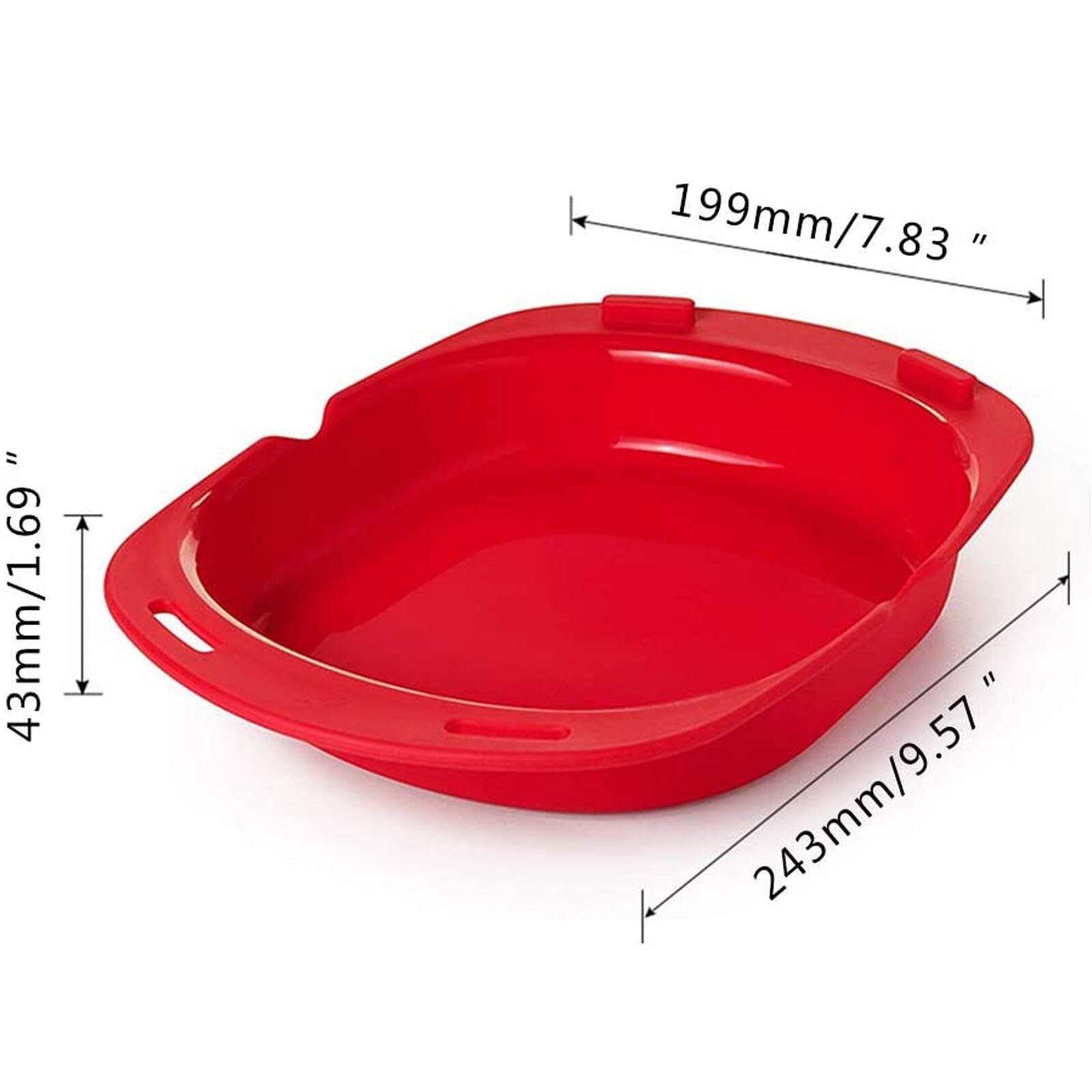 25#Microwave Oven Silicone Egg Omelette Roll Baking Dish Silicone Omelette Maker Kitchen Steamer Cooking Mould Kitchen Gadget