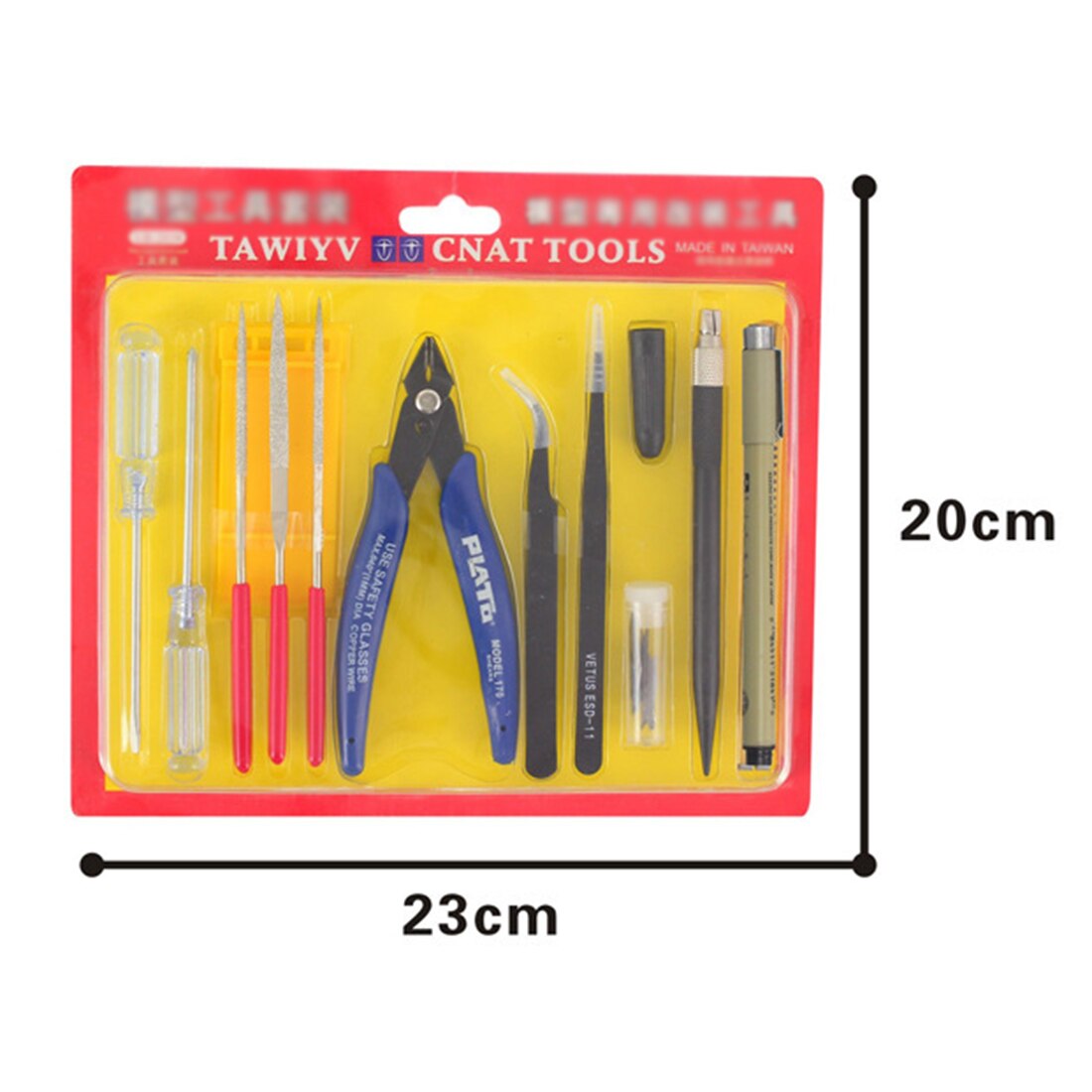 12Pcs Model Building Tools DIY Craft Set for Basic Model Building Repairing and Fixing Model Building Tool Sets