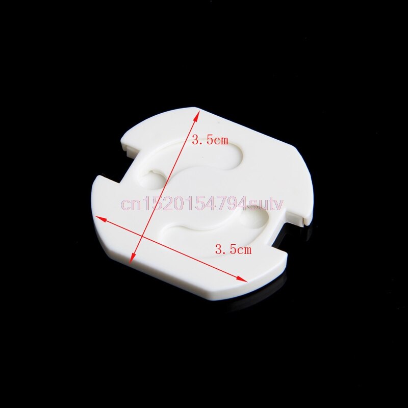 10Pcs Mains Plug Socket Cover Baby Proof Kind Veiligheid Plug Guard Protector # H055 #