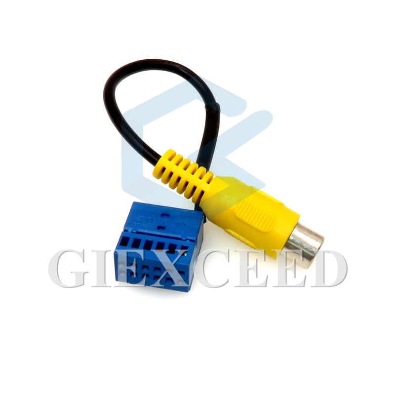 Automotive Vehicle Backup Camera Wiring Harness Reversing Video Wire Camera Conversion Cable Socket For VW BMW