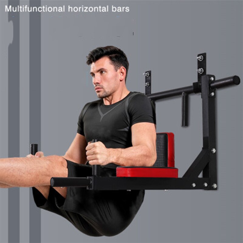 Multifunctional Rotatable Horizontal Bar Pull-ups Home Wall Fixed Wall Punch Single Parallel Bar Fitness Equipment