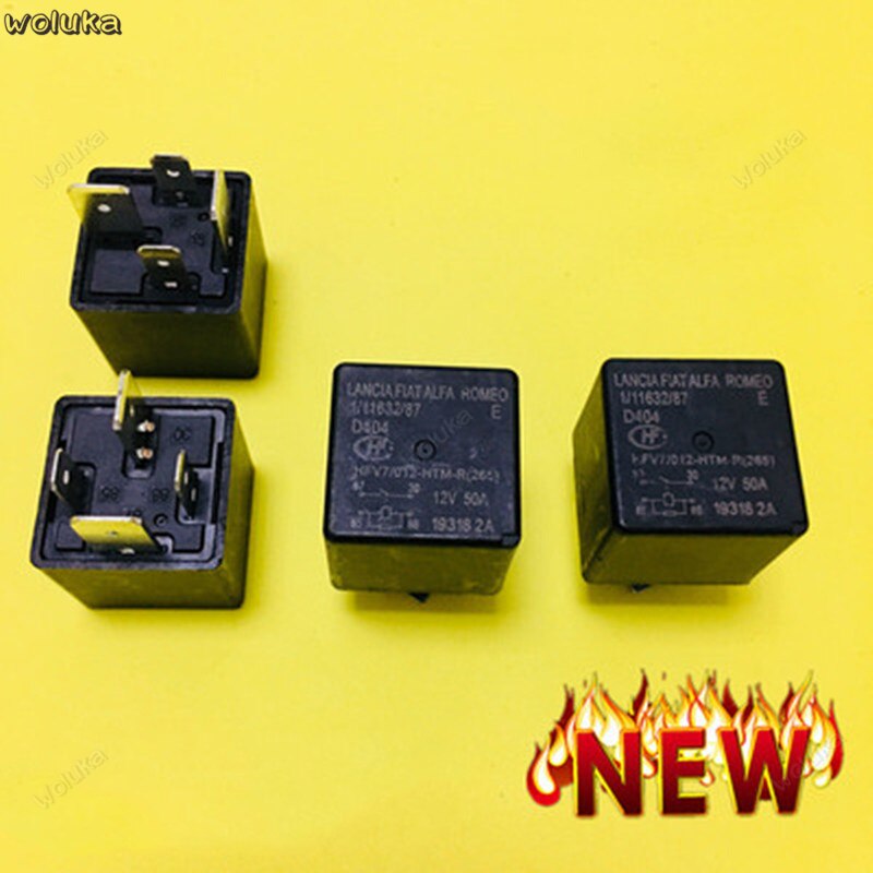 Wide relay large and small pin high power 12V automotive universal four pin relay CD50 Q04