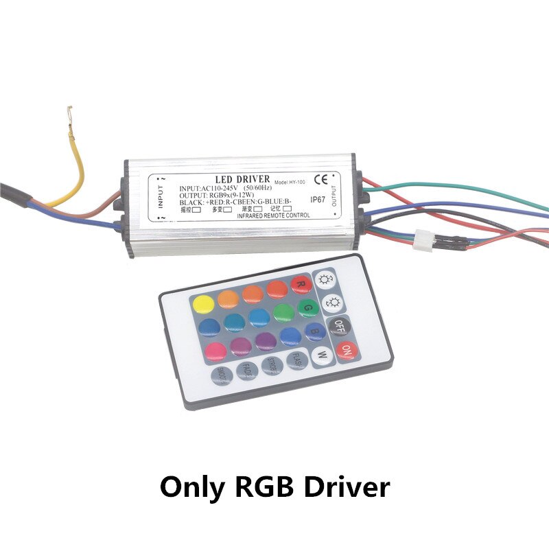 RGB LED Chip COB Lamp Bead With RGB Lighting Transformer Drive Power Supply High Power Luminance Safety 10W 20W 30W 50W 100W: 100W / Only RGB Driver