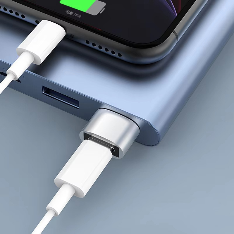 Adaptador usb c 2.0 tipo c para usb, conversor macho para fêmea, usb tipo-c para pc, laptops, acessórios para celular