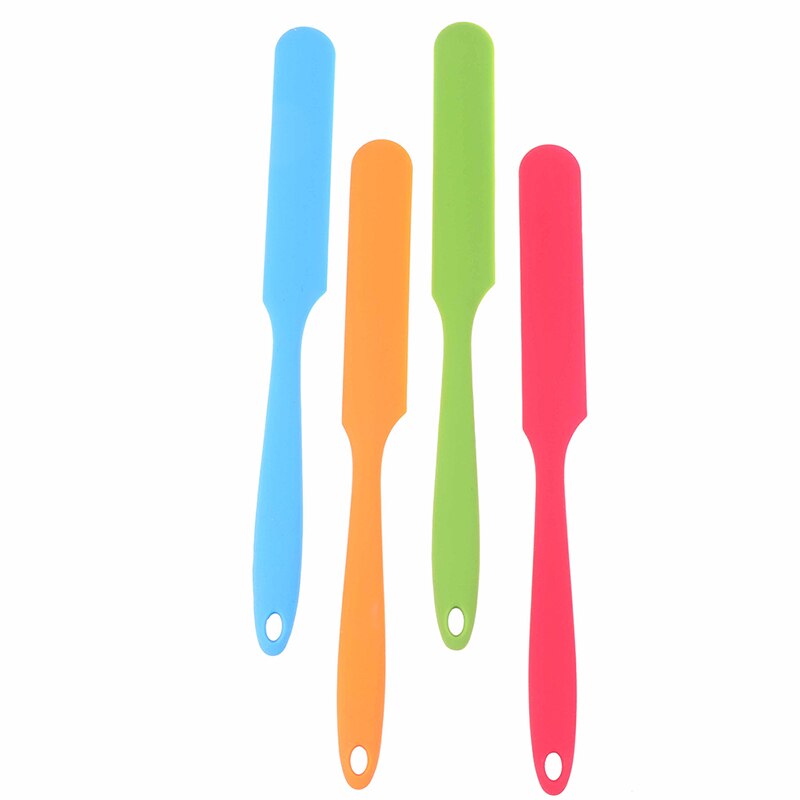 Spatule en Silicone antiadhésive à longue poignée Flexible résistant à la chaleur spatule mince mélangeur de crème à gâteau grattoir pots mélangeur outils de cuisson
