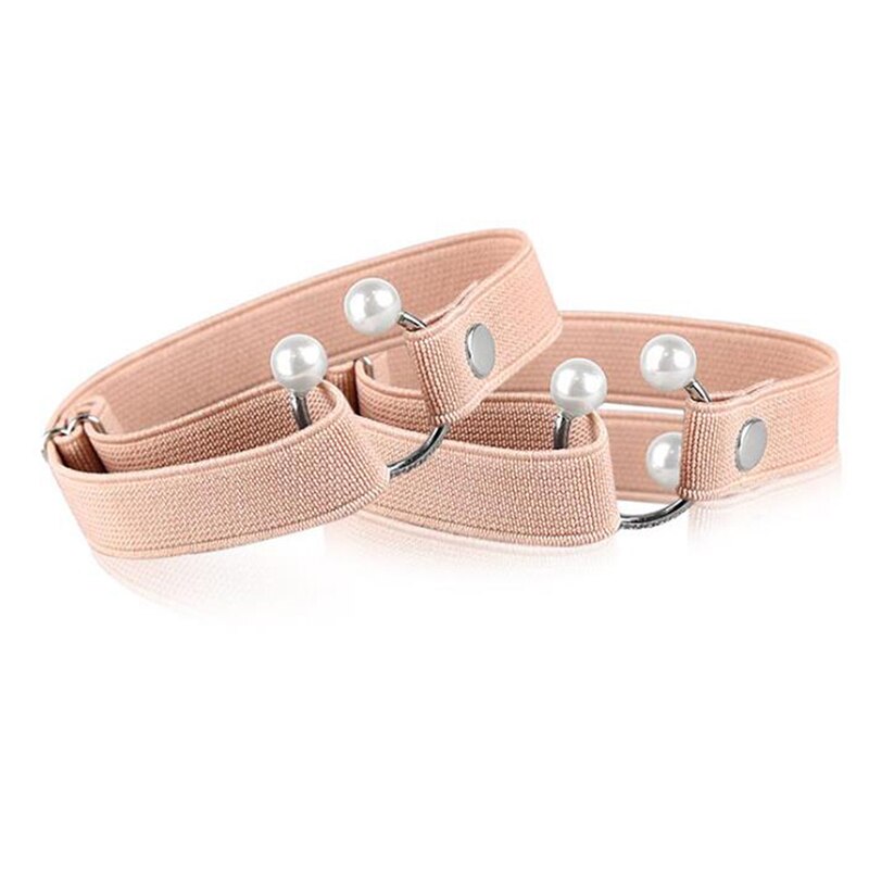 1 paar Einstellbare Elastische Schuh Gurt Gürtel Knöchel Halten Anti-Schleudern Frauen Schnürsenkel Für hoch Fersen: Rosa