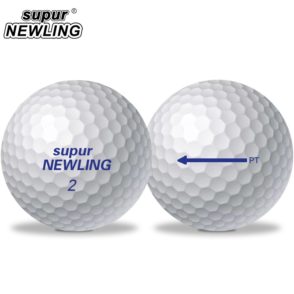 10 stücke Golf Bälle 2-Stück Golf Ball Super Lange Abstand supur NEWLING Weiß PT Längere abstand