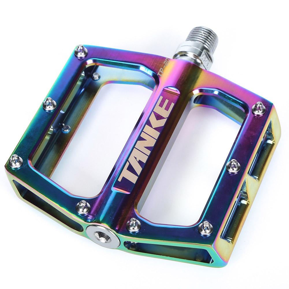 Boerunid 4-tlg. Fahrrad Pegs Set - Aluminium Rasten Für 3/8 Achsen In Gelb