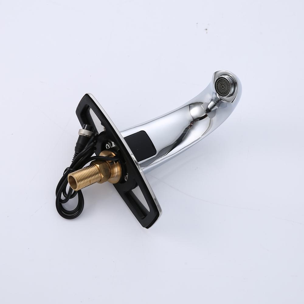 &amp; Cold Badkamer Automatische Touch Gratis Sensor Kranen Water Saving Inductieve Elektrische Water Mengkraan Batterij