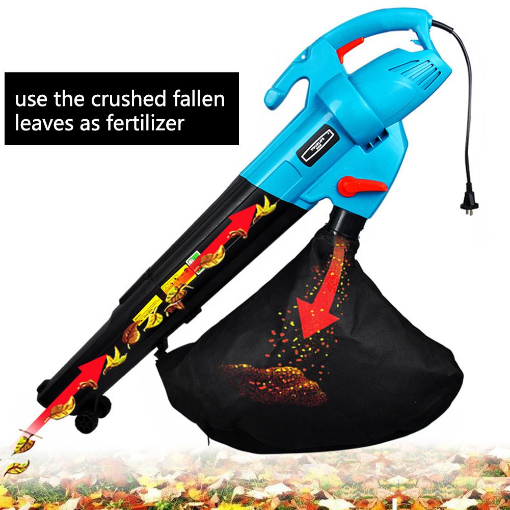 Leaf Vacuum 3 in 1 Multi-function Durable Electric Garden Leaf Blower with 45L Collection Bag Leaf Snow Mulcher