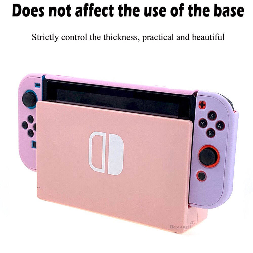 Pink for NS Switch Charging Dock HDMI-compatible TV Dock Charger Station Stand for Nintend Switch AC Adapter