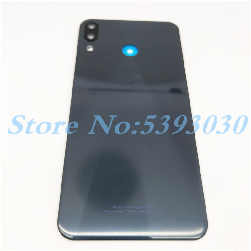 Couvercle de batterie arrière pour Asus Zenfone 5 ZE620KL 5Z ZS620KL, panneau de réparation, verre avec caméra, Original: Dark Blue