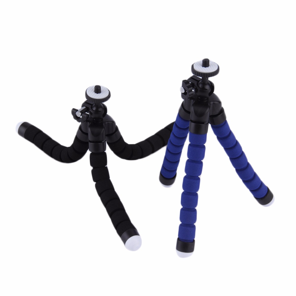 Universal Mini Octopus Flexible Small Lightweight Portable Tripod Sponge Stand Holder For Mobile Phones Cameras