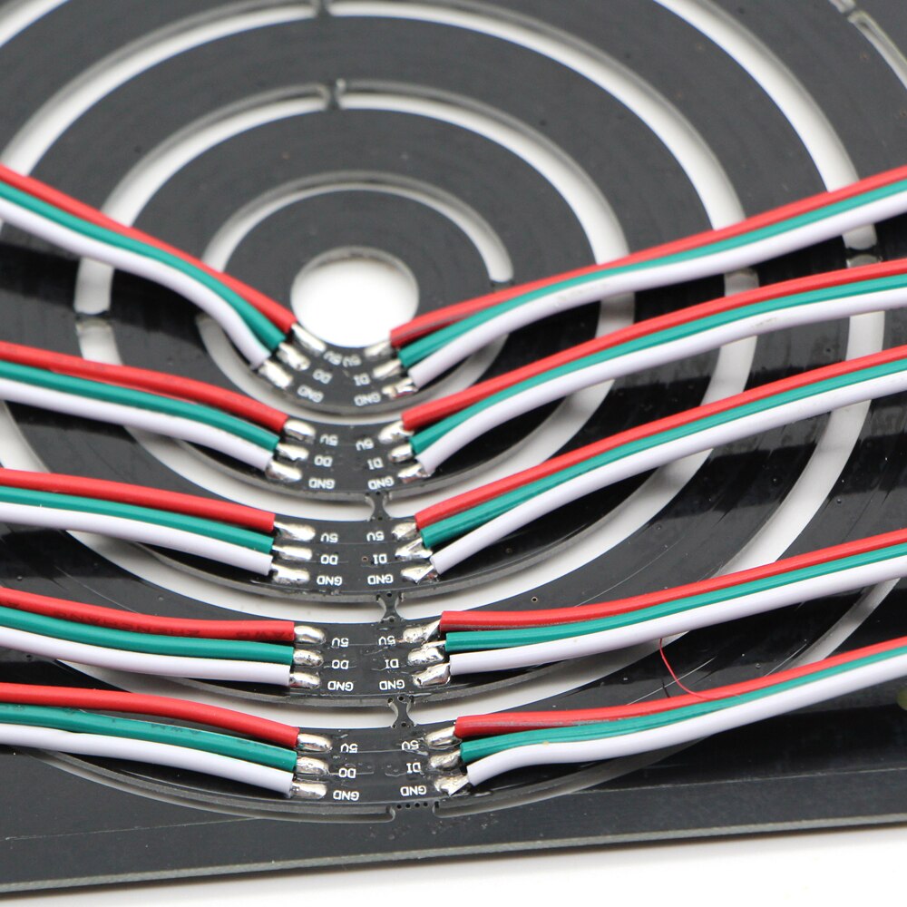 WS2812B DIY RGB LED Ring 8 16 24 35 45 Pixels WS2812 Round LED Modules SK6812 5050 Built-in RGB Addressable DC5V LED Circle Ring