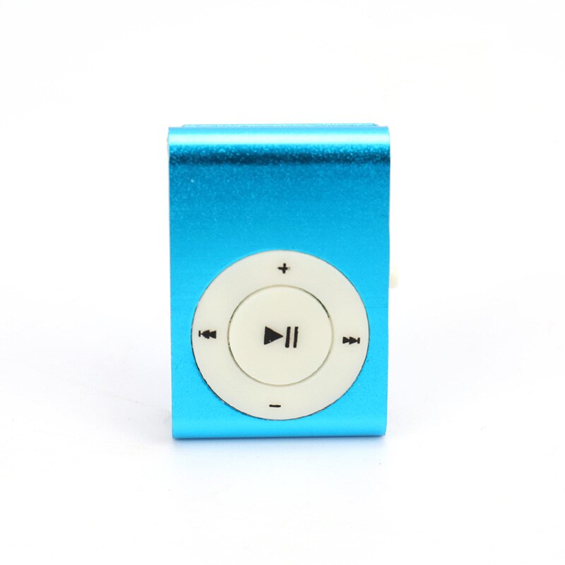 Nuovo lettore mp3 portatile mini clip lettore musicale supporto 32g micro sd tf card moda sport lettore musicale walkman lettore mp3: Blue
