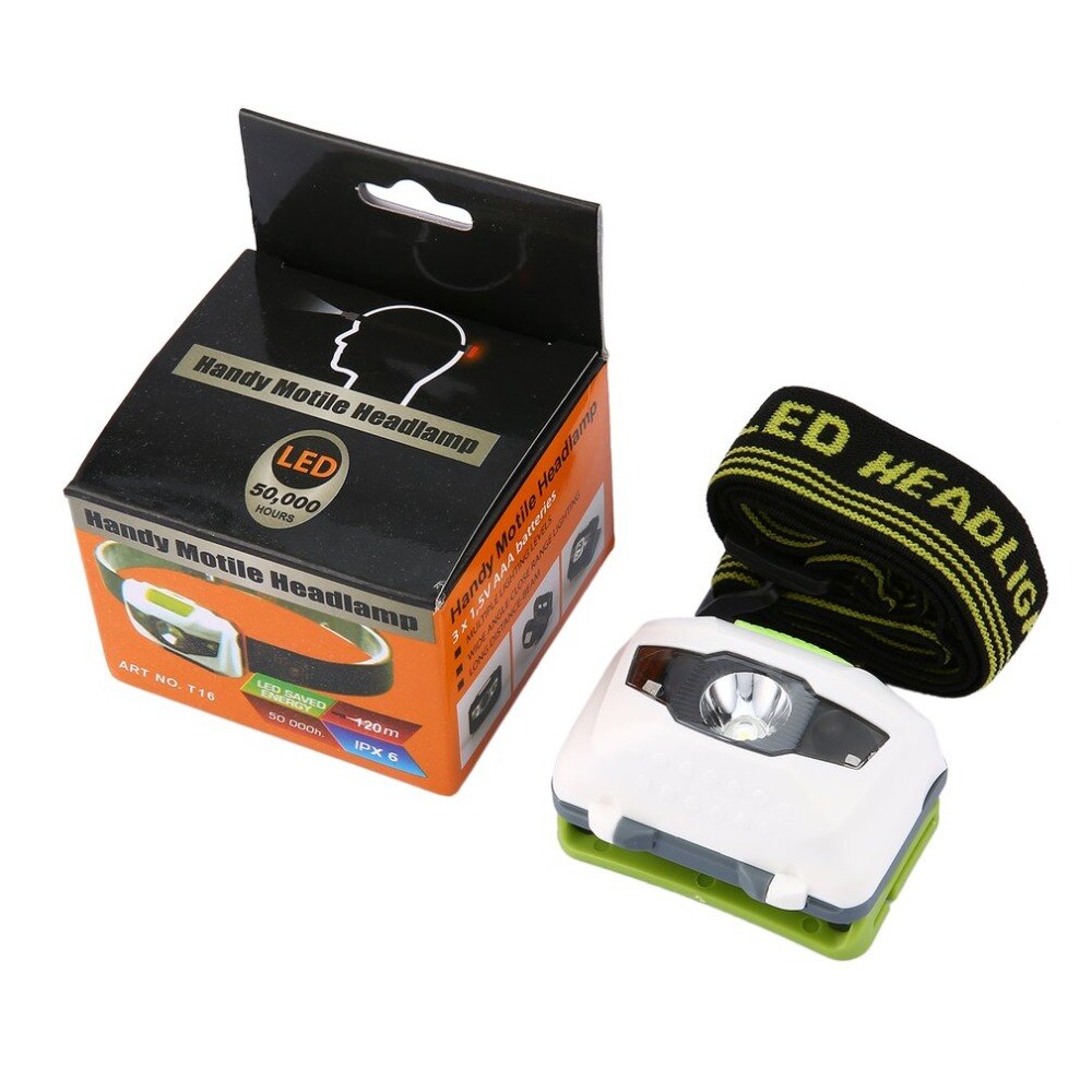 ICOCO LED Hoofdlamp Koplamp Lamp Camping Inductie Koplamp Batterij Aangedreven voor Camping Wandelen Vissen Outdoor