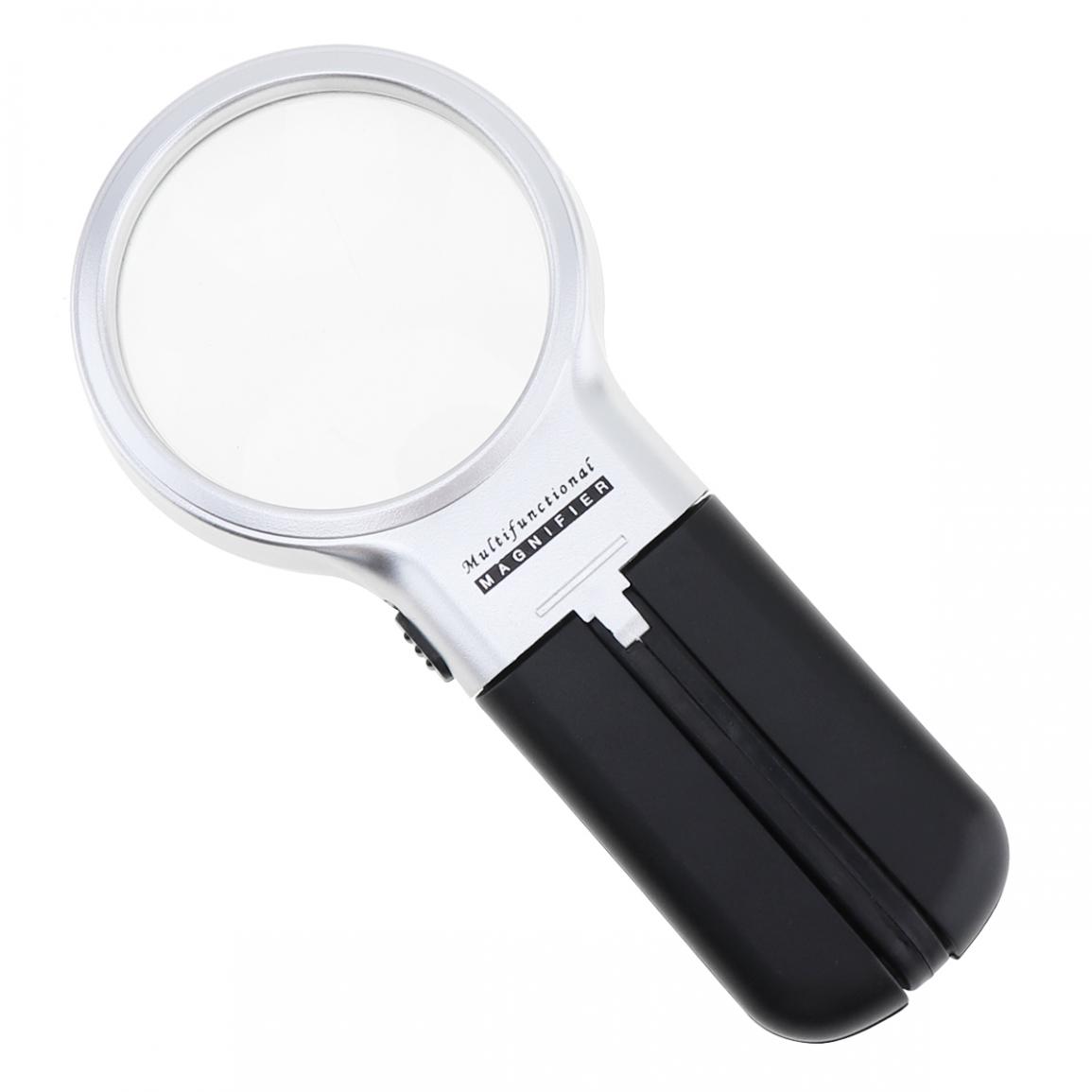 Multifunctional Desktop Handheld Magnifier Jewelry Loupe Adjustable Angle Reading Watch Repair Magnifying Glass LED Desk Lamp