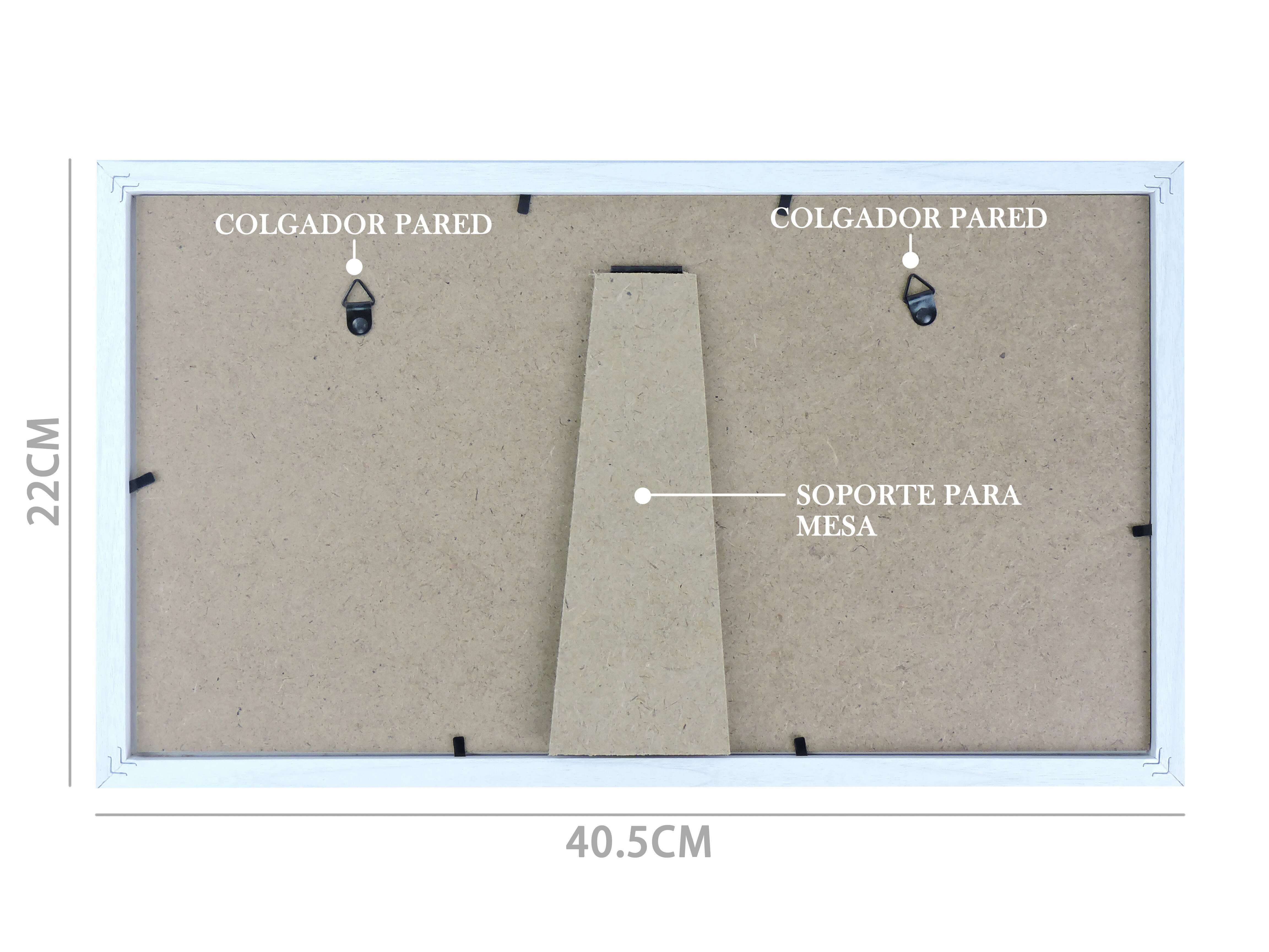 Multiple photo frame with paspartu for 3 photo collage 10x15